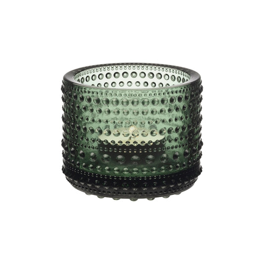 Kastehelmi Tealight Candleholder 64mm 2.52" Pine Green