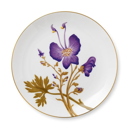 Royal Copenhagen Flora Plate 27cm 10.63" Pansy