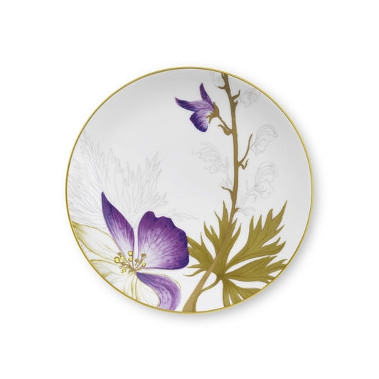 Royal Copenhagen Flora Plate 19cm 7.48" Pansy