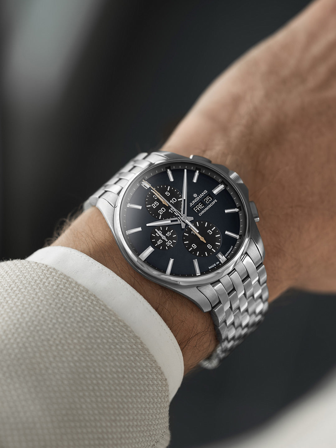 Meister S Chronoscope Watch 27/4228.44 by Junghans