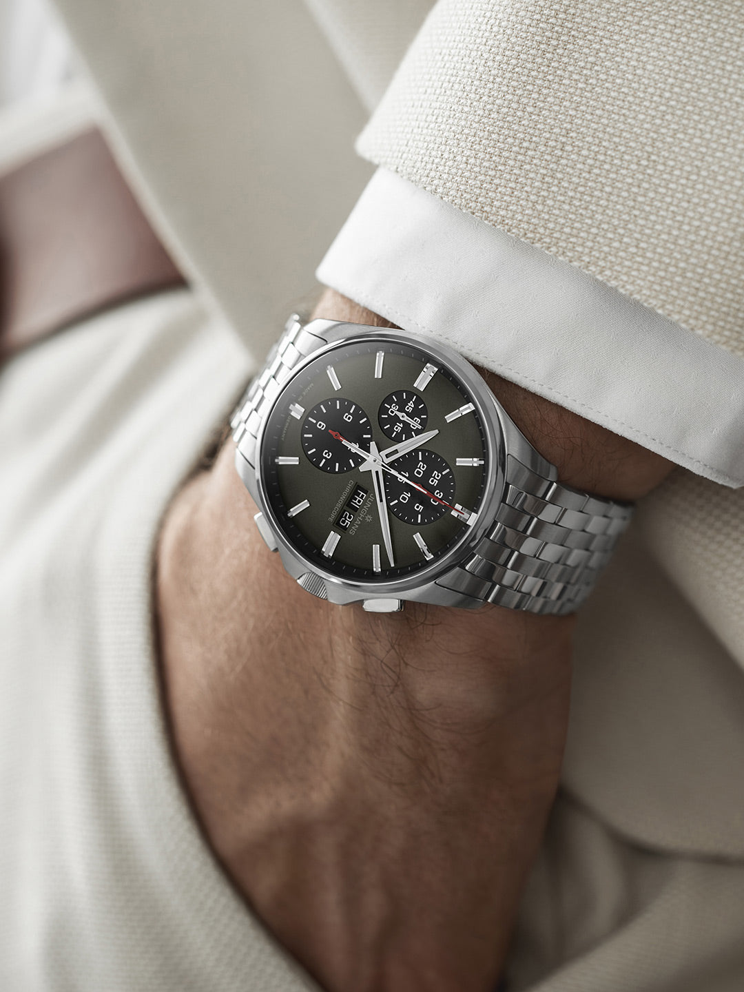 Meister S Chronoscope, Datum englisch Watch 27/4023.45 by Junghans