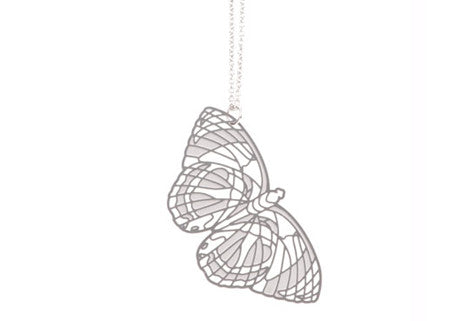 POLLI STAINLESS STEEL BUTTERFLY PENDANT (Pendant only- no necklace)