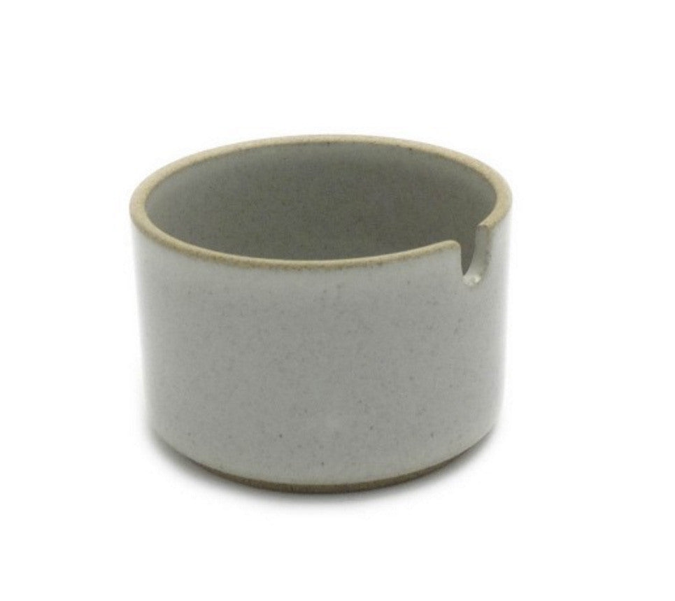 Hasami Porcelain Sugar Pot Gloss Grey 3.1/3 x 2.1/8 (HPM017)
