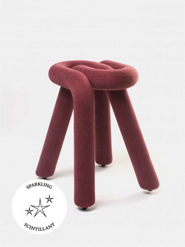 MOUSTACHE BOLD STOOL (SPARKLING RED) BY BIG GAME