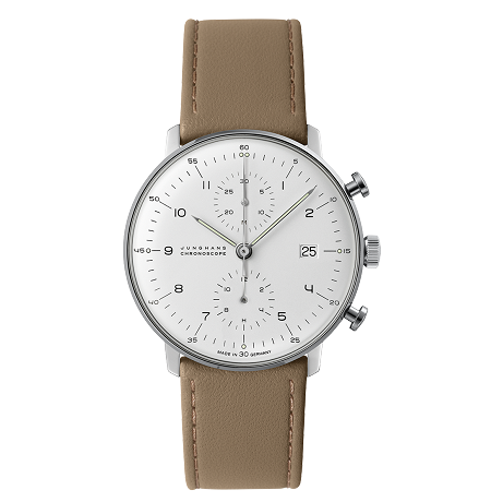 max bill Chronoscope Watch 027/4502.02 by Junghans