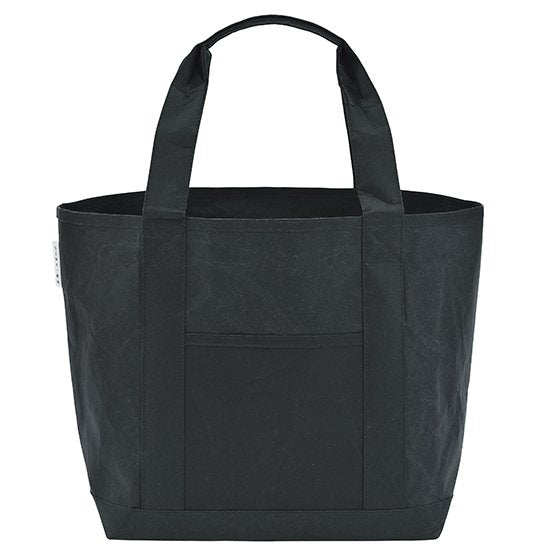 SIWA SMALL TOTE BAG (BLACK) 10.6" x 10.6" x 6"