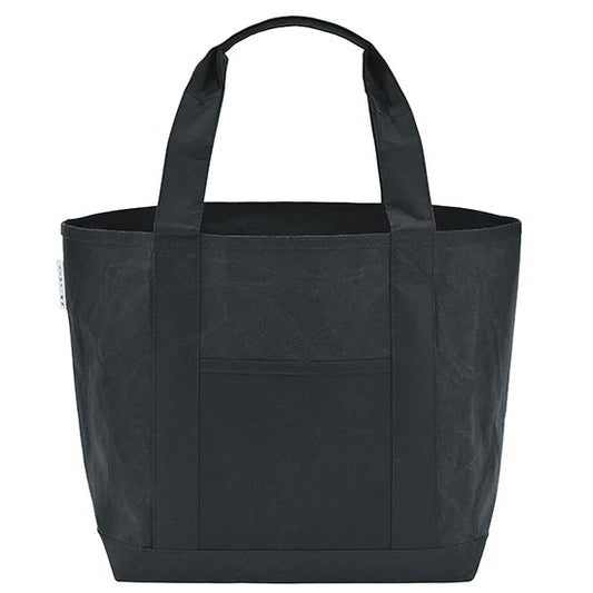 SIWA SMALL TOTE BAG (BLACK) 10.6" x 10.6" x 6"