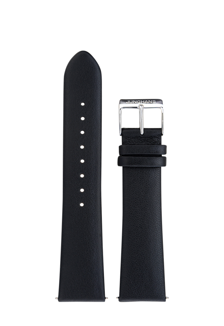Junghans Cowhide Strap Black XS, 21mm 420506404