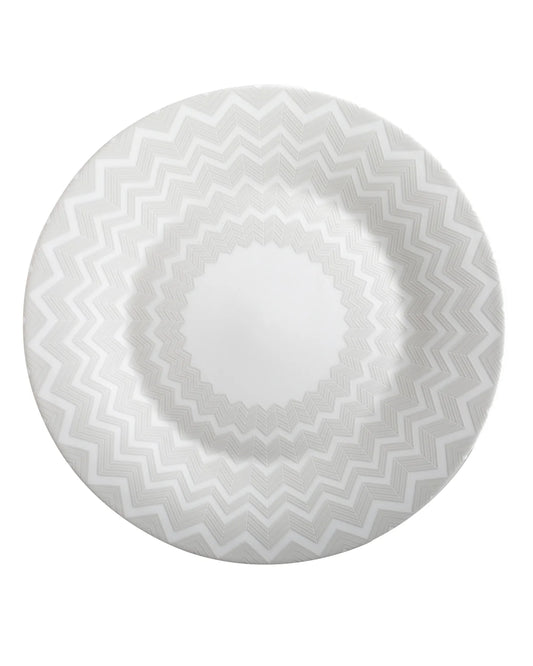 Charger Plate ZIG ZAG White 12.5" by Missoni Home